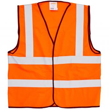 Dealer Workwear High Visibility Vest Polyester Extra Large Yellow Ref DWHVYL