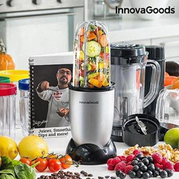 InnovaGoods IG114765 Licuadora batidora de Vaso, 250 W, Gris
