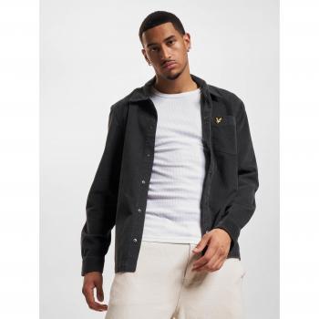 Lyle & Scott Cord Overshirt - Gunmetal Grey - 100% Cotton