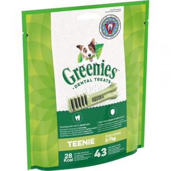 Greenies Teenie Dental Dog Treats, 43 Count Pack, 340g