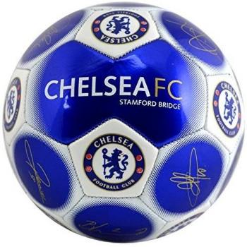 Chelsea Oficial Nuevo Firmas Edición Blasón Fútbol - Metálico, Talla 5