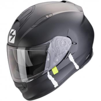 Casco Integral Scorpion Exo-491 Code Negro Plata 2XL