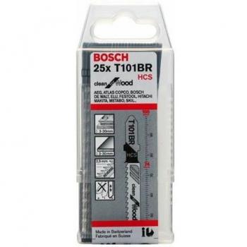 Bosch Professional 2 608 633 623 hojas de sierra de calar T 101 BR HCS, Set de 25 Piezas
