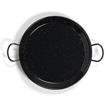 Vaello La Valenciana Enameled Steel Valley Panel Paella Pan, 12 Cm