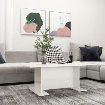 Mesa de centro blanco brillo 103,5x60x40cm