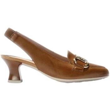 Sandalias de Mujer Pitillos Cuero Primavera Verano 5191 Brandy