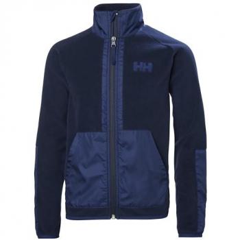 Helly Hansen Juniors' Marka Full Zip Fleece Jacket Navy 14 Years