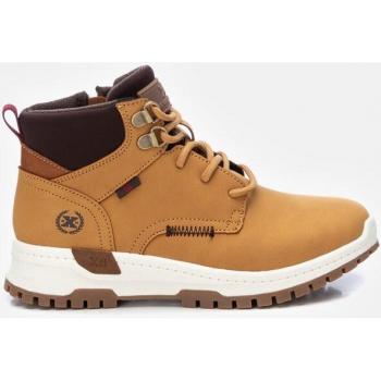 Botines de niños color amarillo con cierre de cremallera