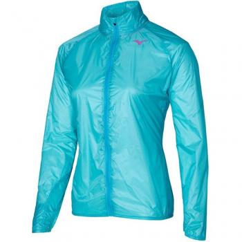 Mizuno Chaqueta Premium Aero Jacket W - Chaqueta de running para mujer, ligera, transpirable, con tecnología de secado rápido, diseño aerodinámico y reflectante para mayor visibilidad