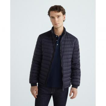 Peuterey Superlight Water-Repellent Down Jacket for Men in Blue, Size XL