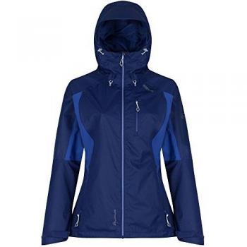 Regatta Mujer Cruz Penine III Chaqueta Impermeable para Carcasa, Mujer, Color Navy CD/Deep Ultra, tamaño Talla 16