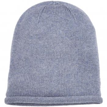 PIECES Pcrose Oversize Cashmere Hood Noos, Gorro de Punto para Mujer, Azul