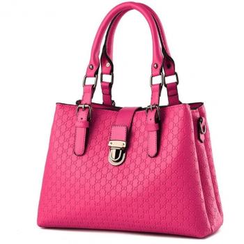 Wewod - Bolso de asas para mujer multicolor carbón 31mx12cmx21cm, Rose