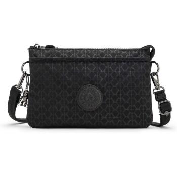 Bandolera Kipling Riri Versátil con Correa Extensible en Estampado Negro