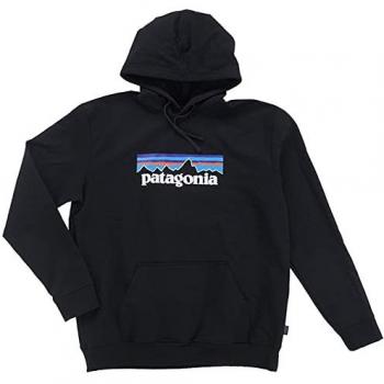 Patagonia P-6 Logo Uprisal Unisex Hoodie Black Size S