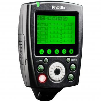 Phottix 89069 - Disparador de Flash Remoto, emisor para Nikon, Color Negro