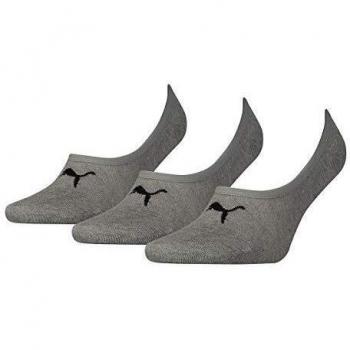 PUMA Footie Calcetines, Gris, 35/38