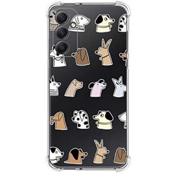 Funda Antigolpes Silicona Personalizada para Samsung Galaxy A34 5G con Diseño de Perros