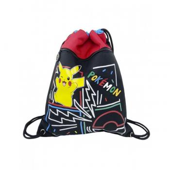 Mochila Saco Pokémon Pikachu Colorful 43cm CYP Brands