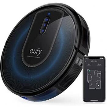 eufy de Anker RoboVac G30 Robot Aspirador con Smart Dynamic Navigation 2.0, Gran Potencia de aspiración de 2000 Pa, Wi-Fi, Compatible con Alexa, alfombras y Suelos Duros.