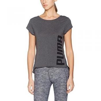 PUMA Dancer Drapey tee Camiseta, Mujer, Negro, L