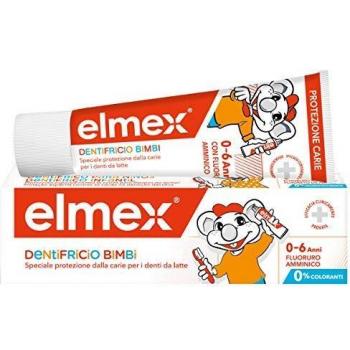 Elmex Pasta Dentífrica Infantil para Niños de 0 a 6 Años, 50 ml