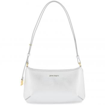 Palm Angels Women's Giorgina Shoulder Bag in Silver | PWNN028S24LEA0027276