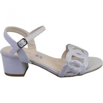 Sandalias de mujer LA PUSH 51011 plata