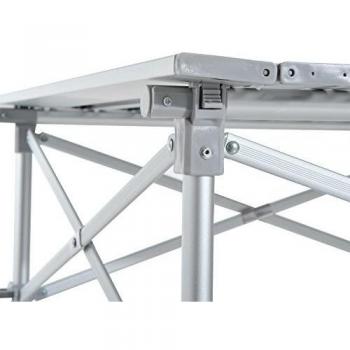 Mesa Plegable Portátil Aluminio para Camping, Terraza, Jardín, Playa o Picnic con Bolsa para transportar