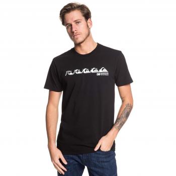 Quiksilver EVO tee T-Shirt, Hombre, Negro
