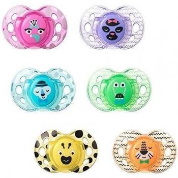 Tommee Tippee Closer to Nature Fun Pacifier, 6-18 Months, 2 Count