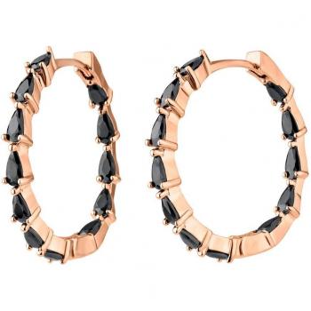 Aros Ear Candy Matilda en Plata de Ley 925 bañados en oro rosa