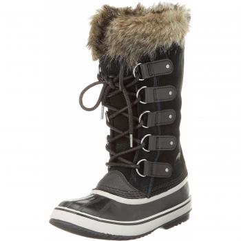 Sorel Women's Joan of Arctic Black/Quarry Sport Boots Size 7.5