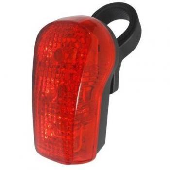MAURER 2108005 Bici Luz Posterior Led 4 Funciones, Unisex, Rojo