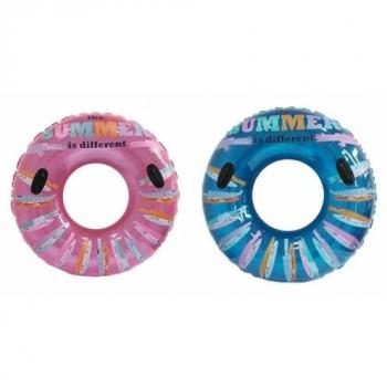Flotador Hinchable Donut Transparente 115 cm El Verano es Diferente
