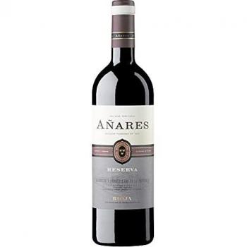 Añares - Vino Tinto Reserva, DOCa La Rioja, Vino de Gran Presencia de Bodegas Olarra, botella de 750 ml