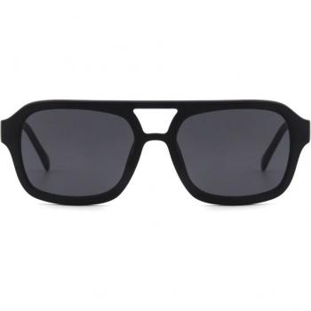 Gafas de Sol Pipeline Black - Gafas de sol unisex The Indian Face color negro, modelo HANUKEii HK-A01-24M13C01, lentes para hombre negros
