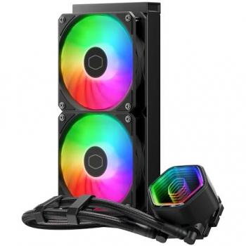 Cooler Master MasterLiquid 240 Core II - Refrigeración Líquida AIO 240mm con Ventiladores ARGB y Bomba Doble Cámara (TDP Máx 260W)