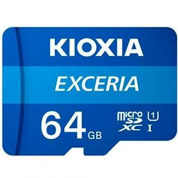 Kioxia 64GB Exceria U1 Class 10 microSD