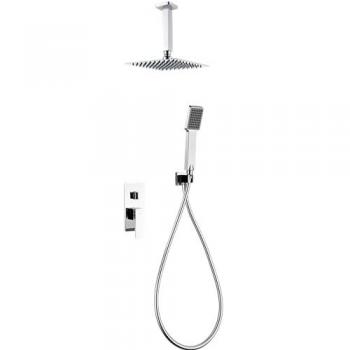 Conjunto Ducha Monomando Empotrado IMEX GPC061 Catania Cromo