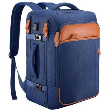 Mochila de Viaje para Laptop MODFU con 4 Compartimentos, Antirrobo, USB y Correas Ajustables para Hombres y Mujeres. Cama Doble 180x200cm con Luz de Lectura y USB,