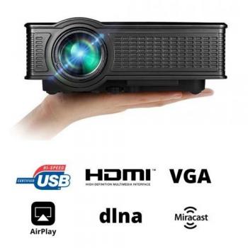 La Vague LV-HD171 - Mini LED proyector, Color Negro