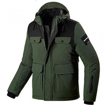 Spidi Metropole - Chaqueta textil para moto, color negro y verde, talla 3XL