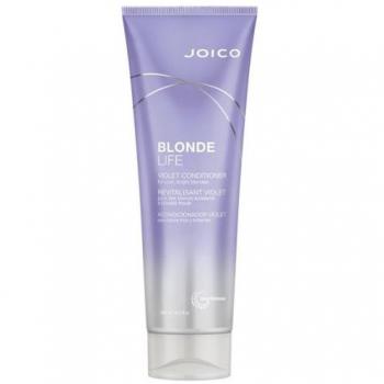 Joico Blonde Life Acondicionador Violeta 250 ml - Acondicionador para cabellos rubios, fórmula violeta que neutraliza tonos amarillos, 250 ml