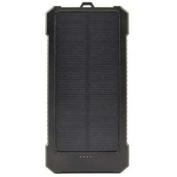 Powerbank Solar Gembird 10000 mAh, IP65, 3 Puertos USB, Negro