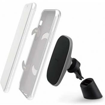 Moshi SnapTo Soporte magnético para Coche, salpicadero y ventilación de Aire, fácil de Montar en Cualquier Lugar, sólo Compatible con Fundas Moshi