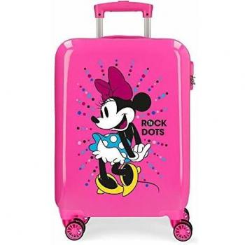 Disney Minnie Sunny Day Maleta de cabina Rosa 37x55x20 cms Rígida ABS Cierre combinación 34L 2,6Kgs 4 Ruedas dobles Equipaje de Mano