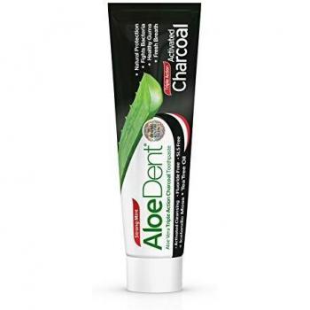 Dentifrico Aloe Vera con Carbon Activado 100 ml