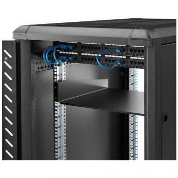 StarTech.com 2U Heavy Duty Steel Server Rack Shelf for 19 Network Equipment Rack & Cabinet - 44lb Capacity, 16 Deep Tray
