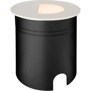 Lámpara de Suelo Empotrable Aspen II LED Blanco Redondo 8cm